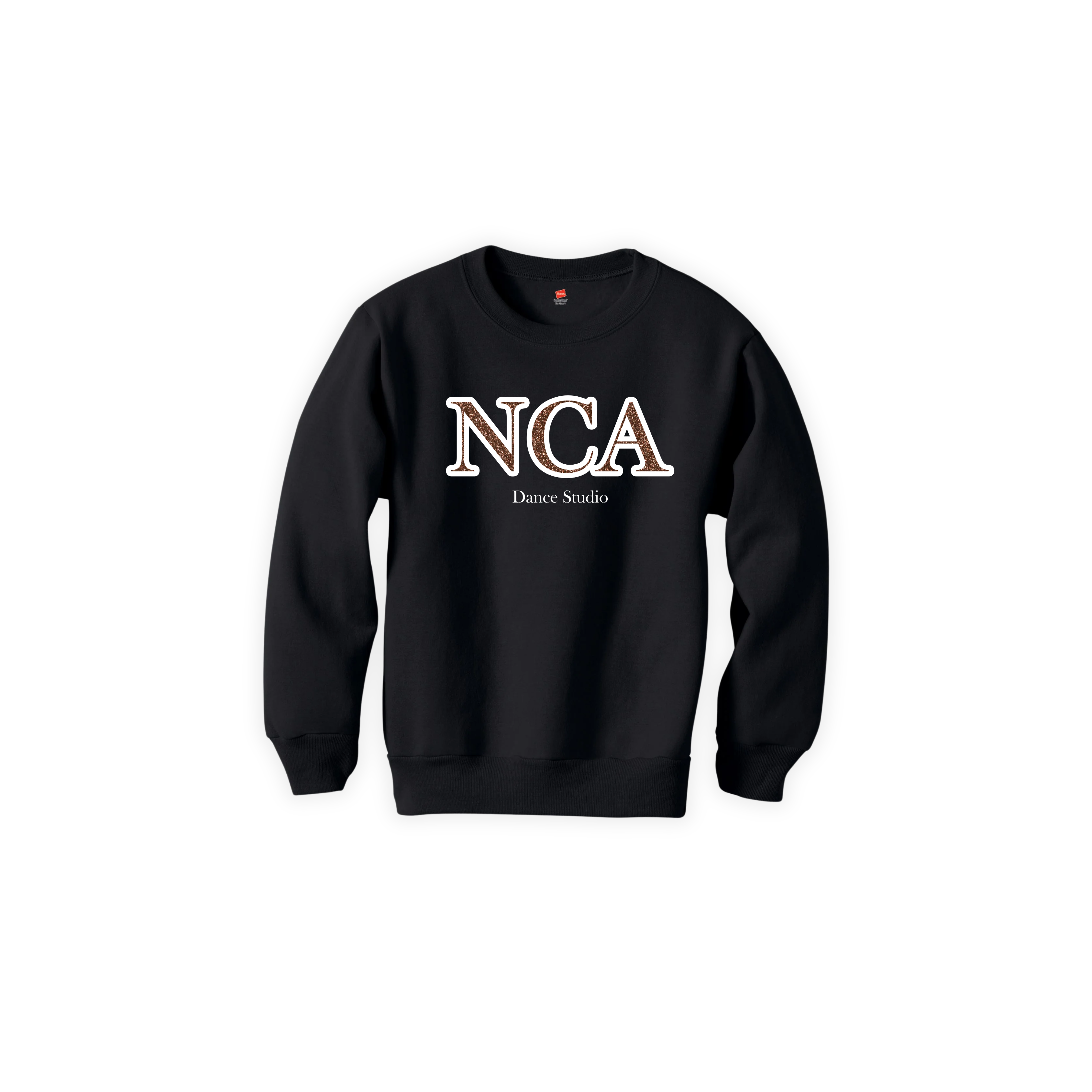 NCA Dance Studio Youth Crewneck Sweatshirt – Black