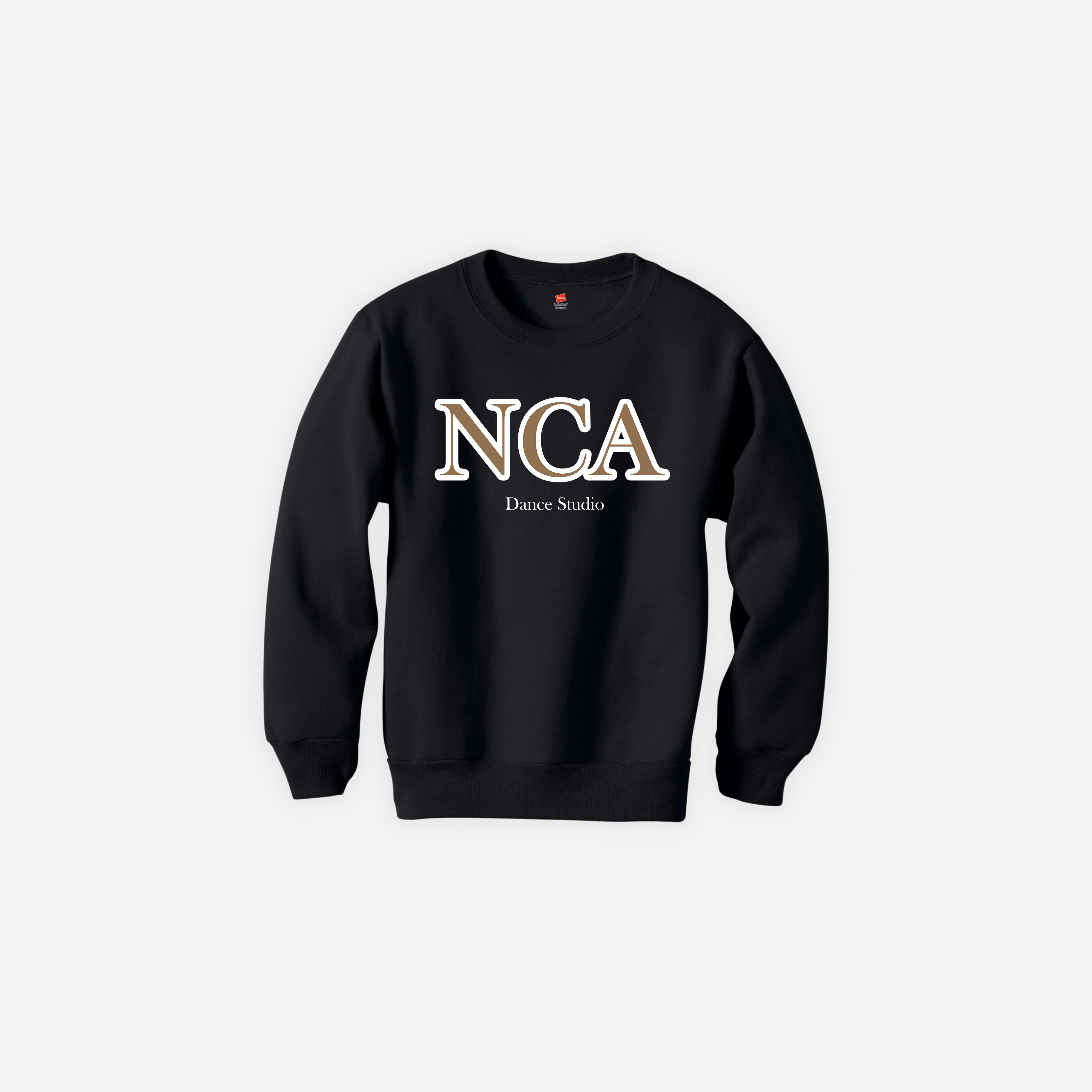 NCA Dance Studio Youth Crewneck Sweatshirt – Black