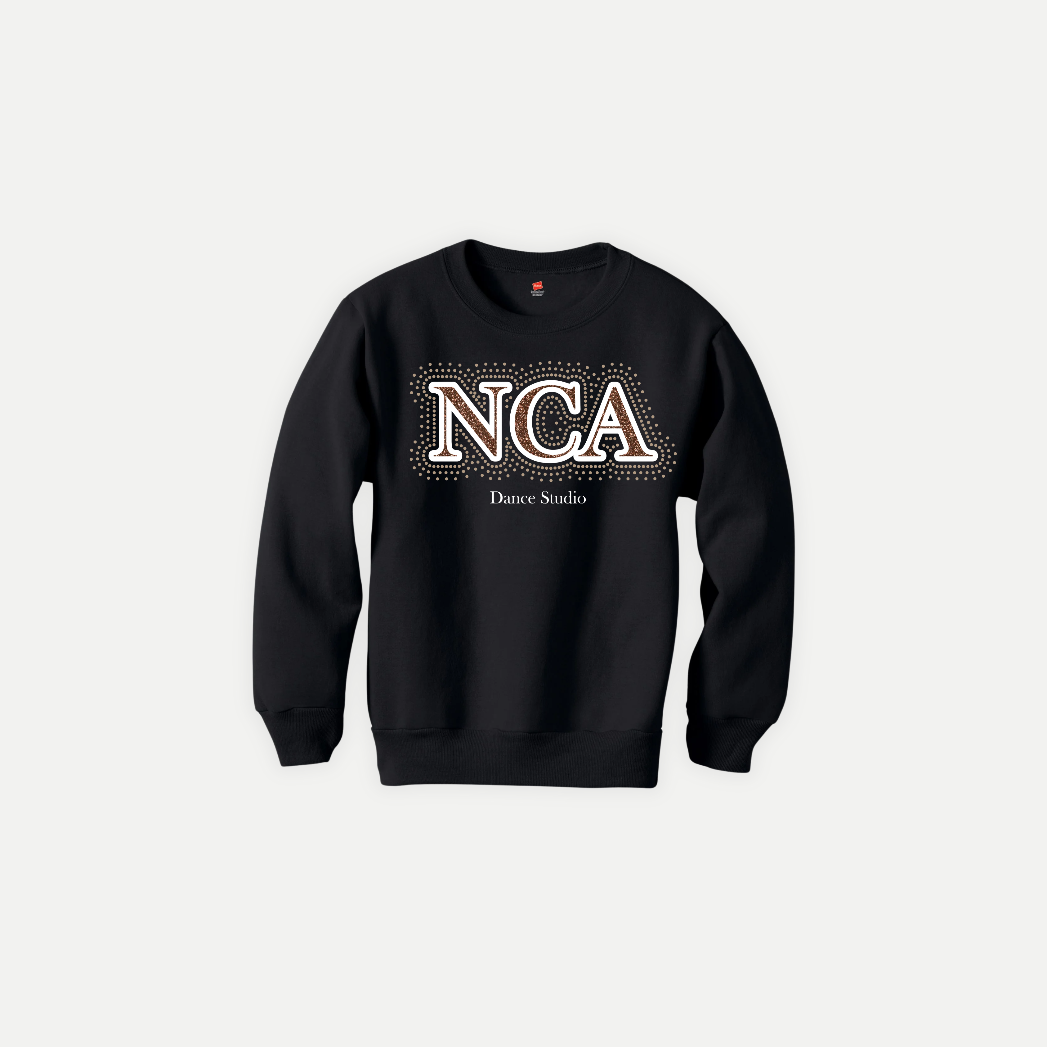 NCA Dance Studio Youth Crewneck Sweatshirt – Black