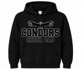 Condors Cheer Dad Hoodie | Free Personalized Sleeve Option