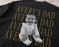 Custom Oversized Dad Photo Tee