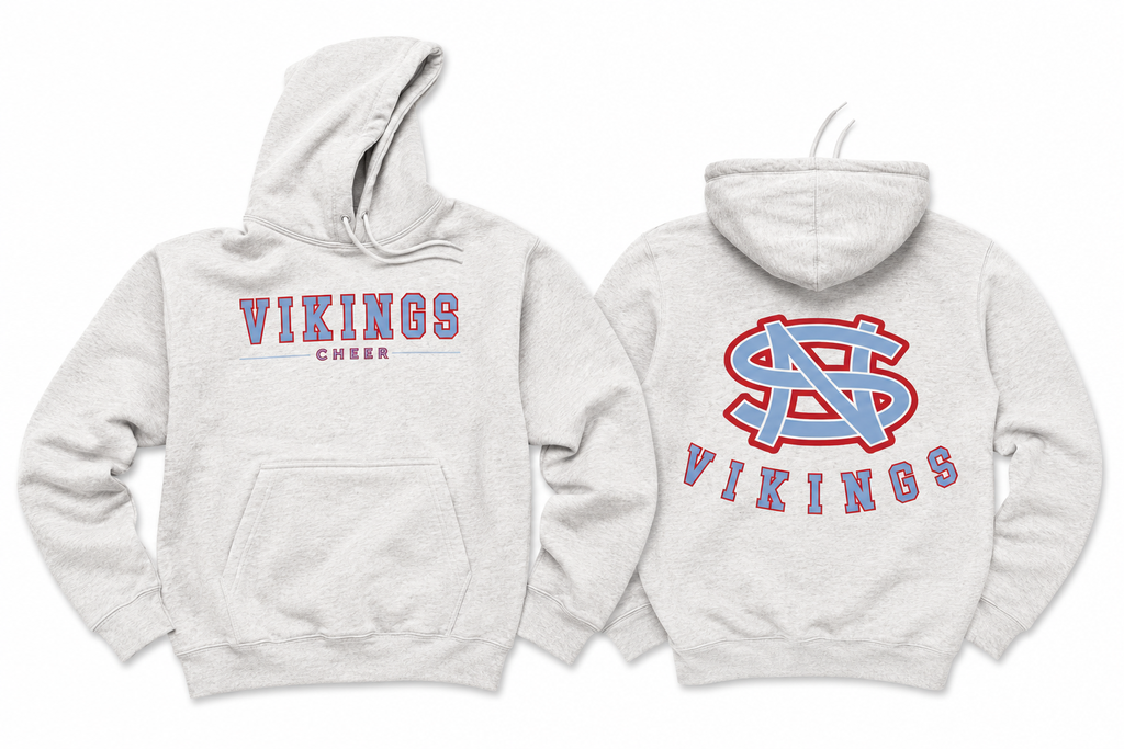 NSHS Vikings Cheer Front & Back Apparel