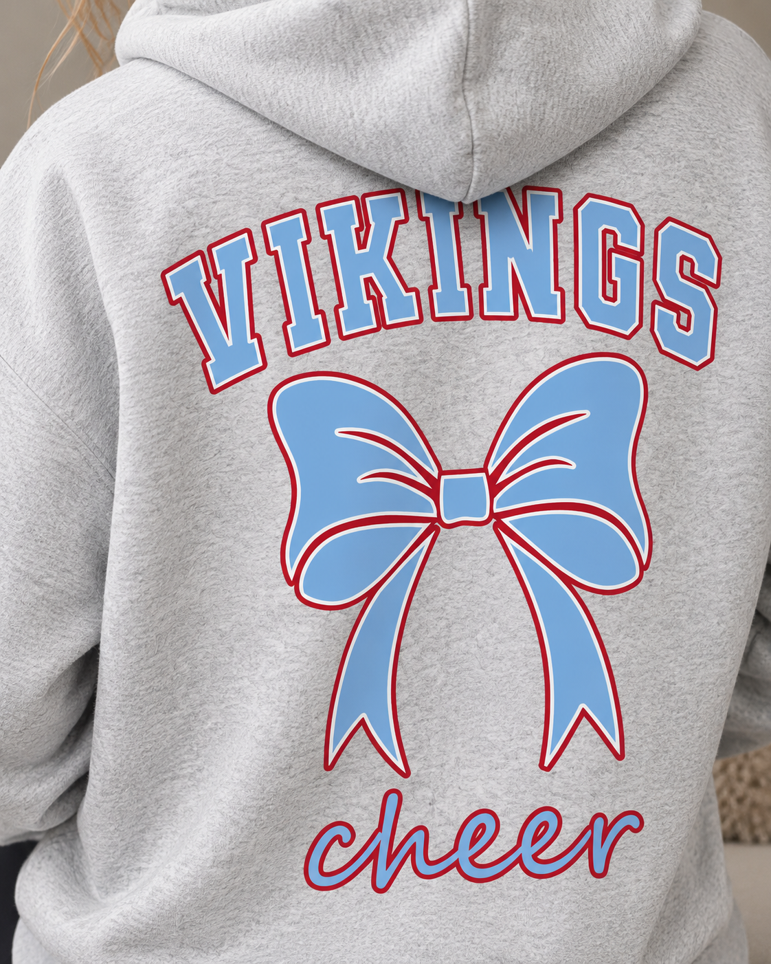 NSHS Vikings Cheer Bow Hoodie & T-Shirt