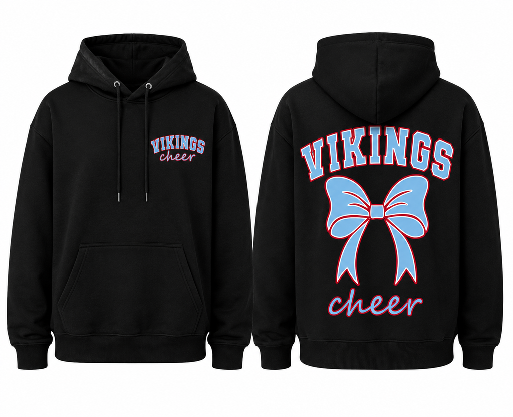 NSHS Vikings Cheer Bow Hoodie & T-Shirt