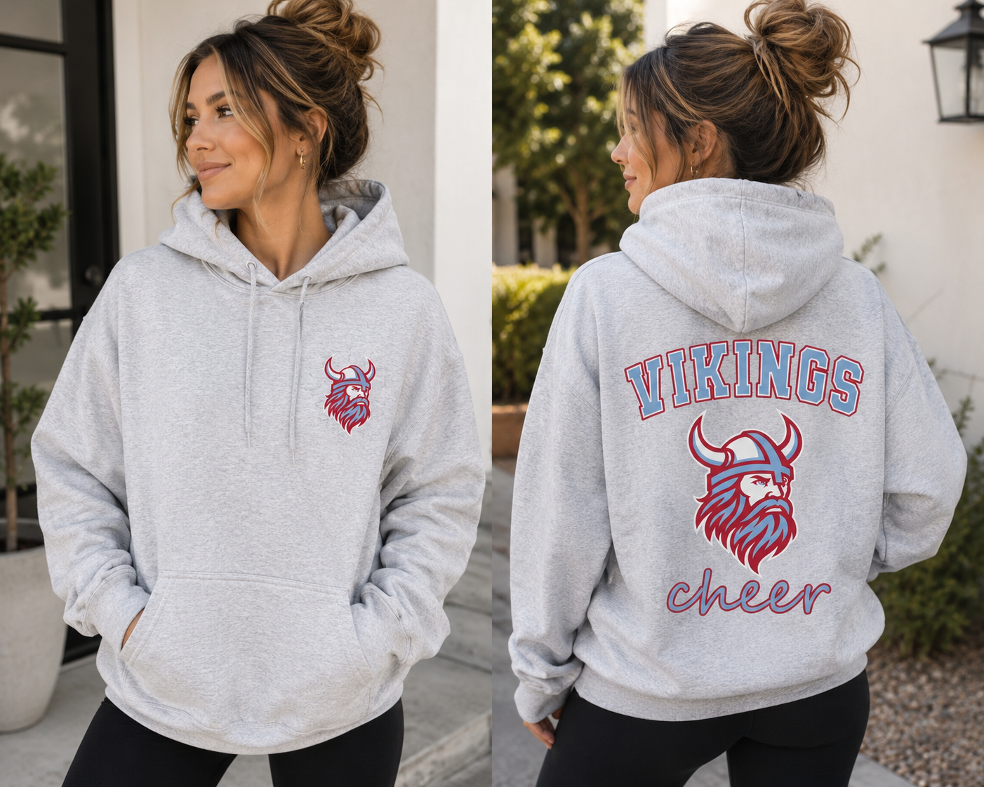 NSHS Vikings Mascot Hoodie & T-Shirt