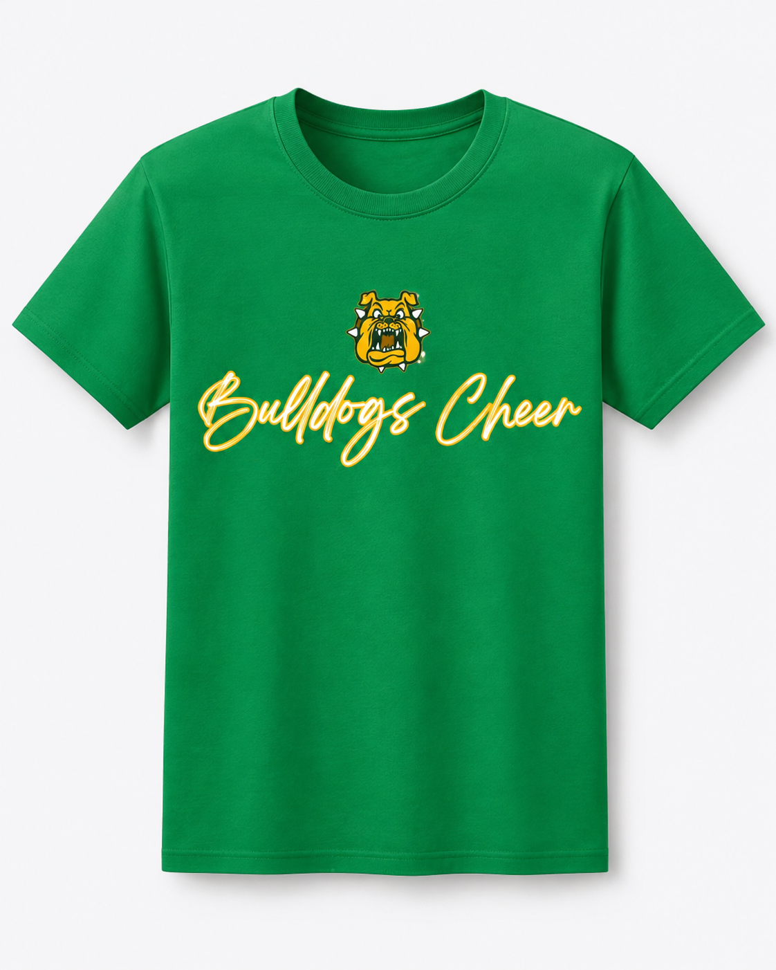 Bulldogs Cheer Script Tee