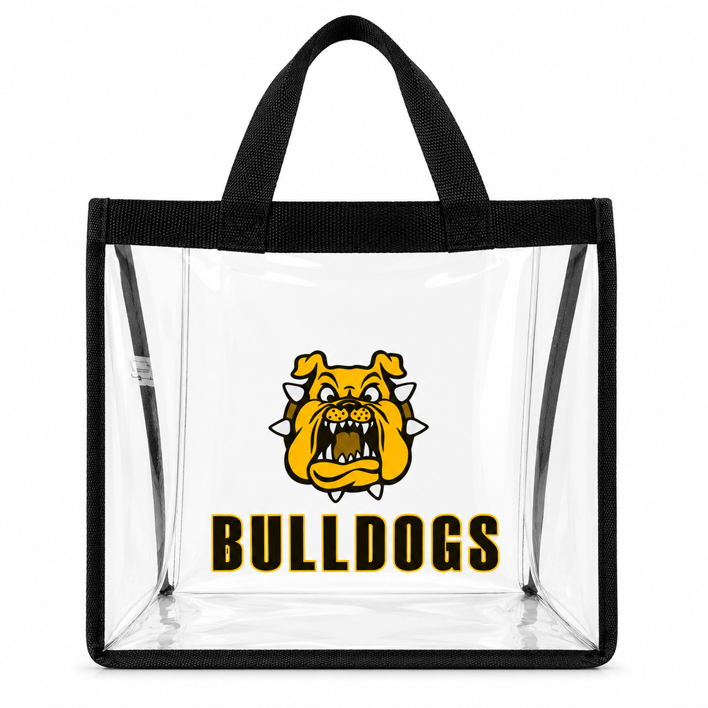 North County Bulldogs Clear Stadium Tote Bag