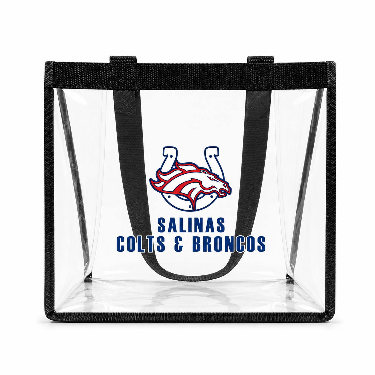 Salinas Colts & Broncos Clear Stadium Tote Bag