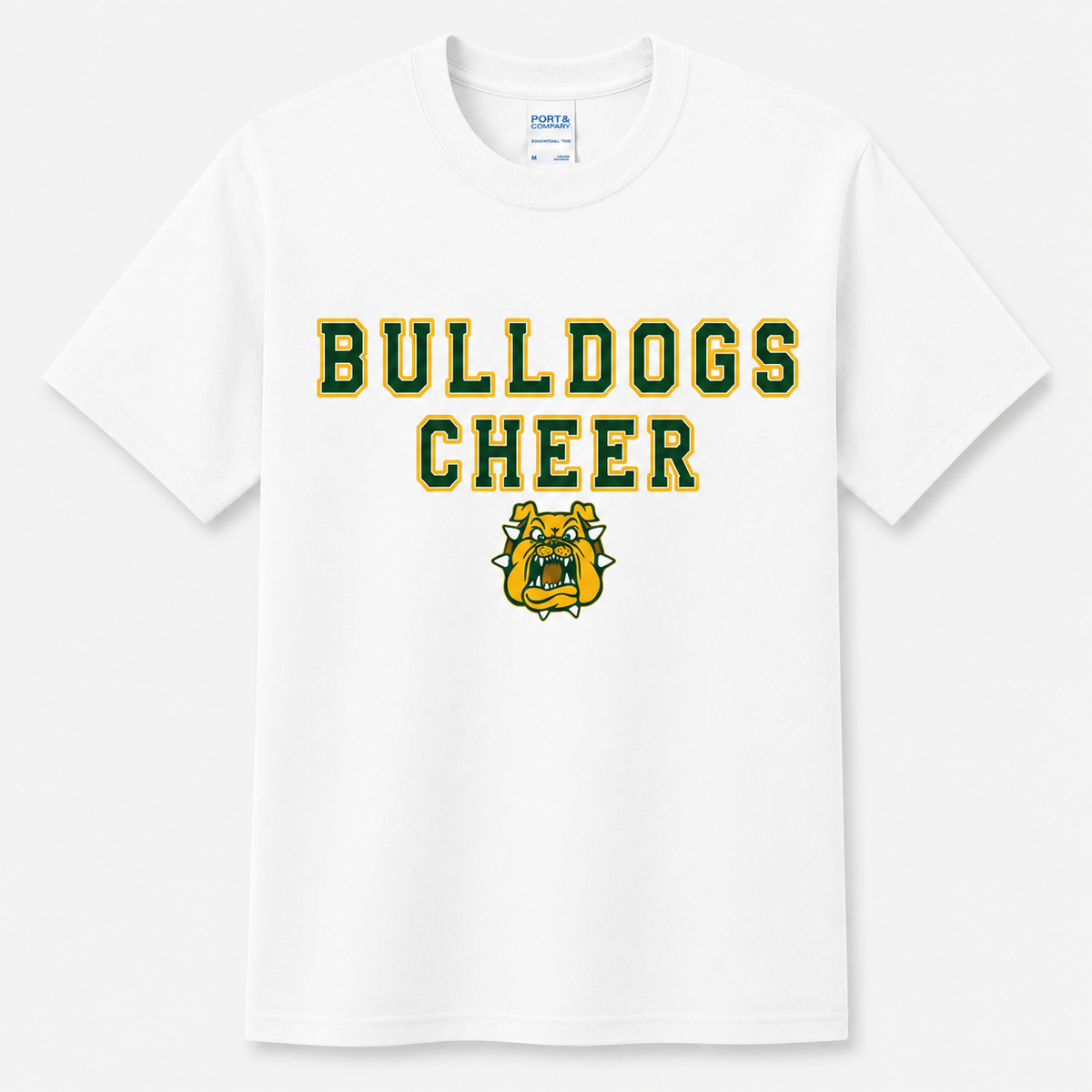 Bulldogs Cheer Varsity Tee (Glitter & Standard)