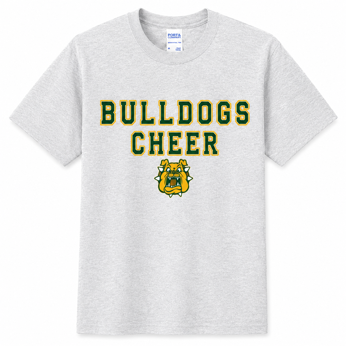 Bulldogs Cheer Varsity Tee (Glitter & Standard)