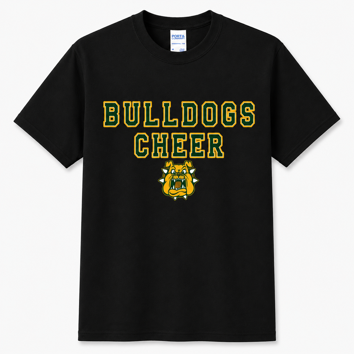 Bulldogs Cheer Varsity Tee (Glitter & Standard)