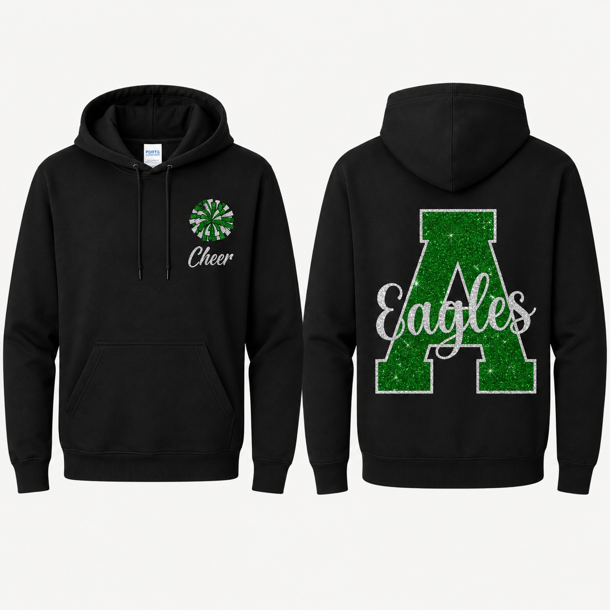 Alisal Eagles Cheer Front & Back Hoodie