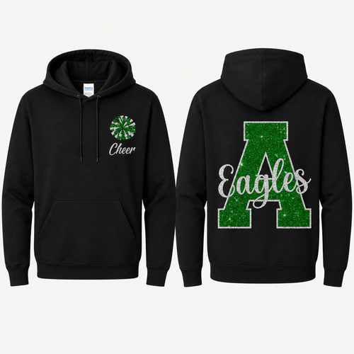 Alisal Eagles Cheer Front & Back Hoodie