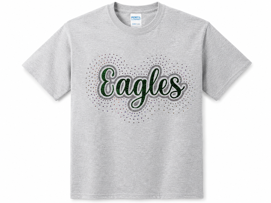 Eagles Rhinestone Glitter T-Shirt