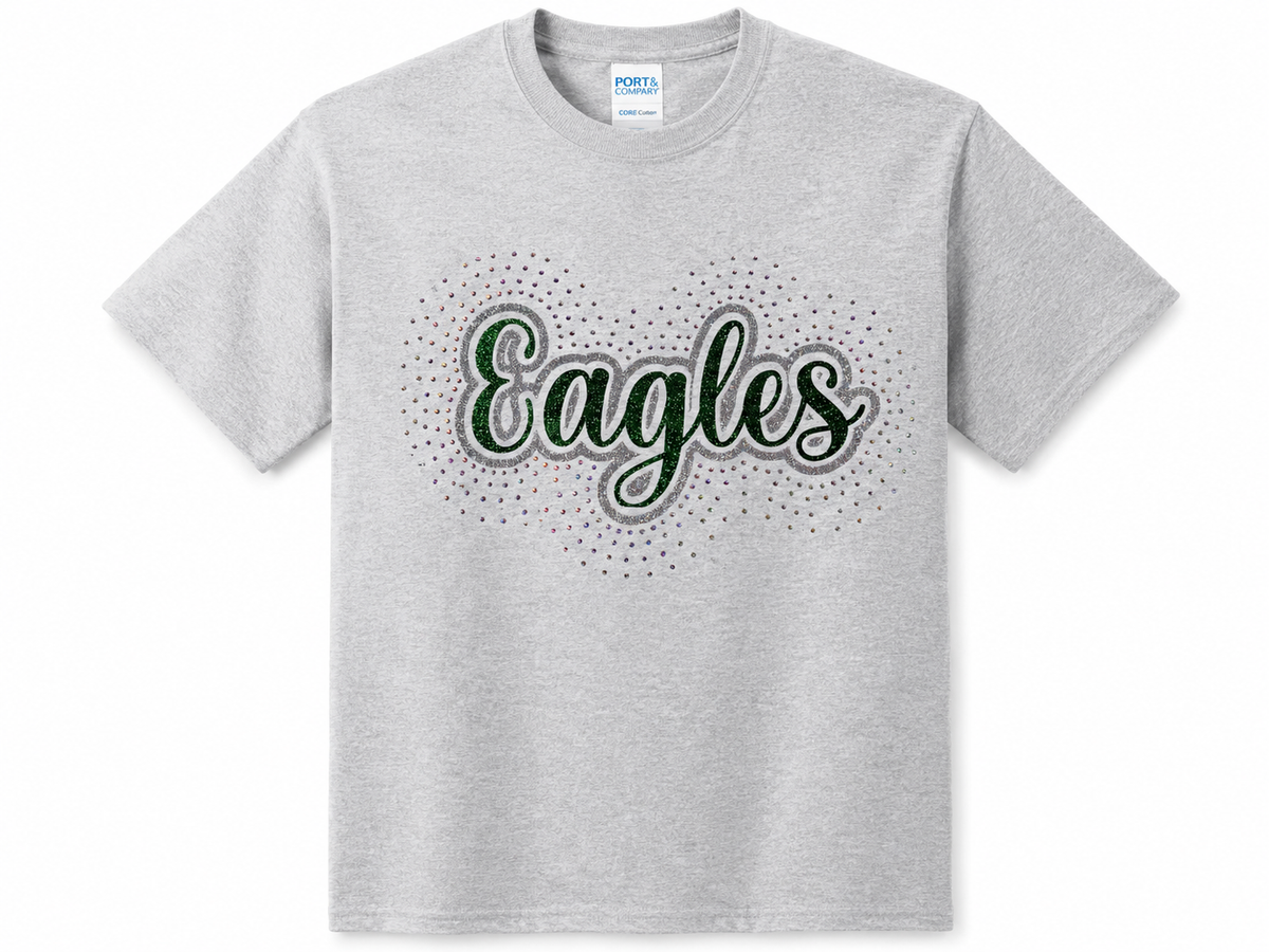 Eagles Rhinestone Glitter T-Shirt